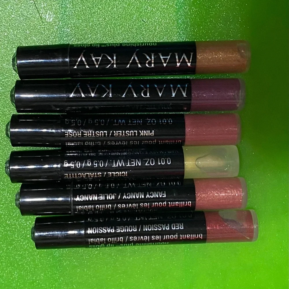 Mary Kay Nourishine Plus Lip Gloss Assorted 6 Pc